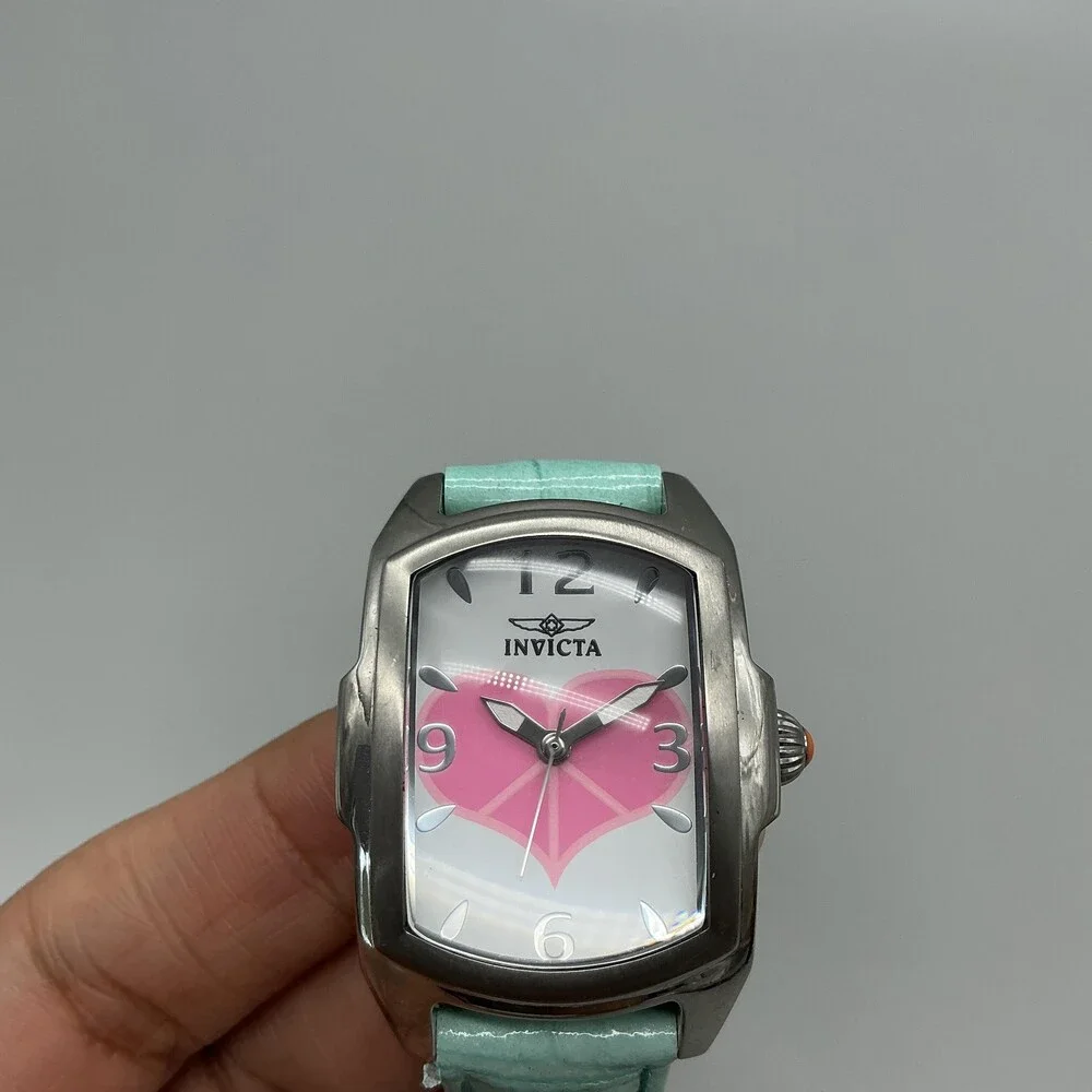 Invicta Lupah Womens Watch 29mm Leather Race To Erase MS 19840 New Battery